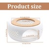 Fahibin Teapot Warmer Ceramic,Tea Light Warmer,Teapot Warmer Base for Drinks,