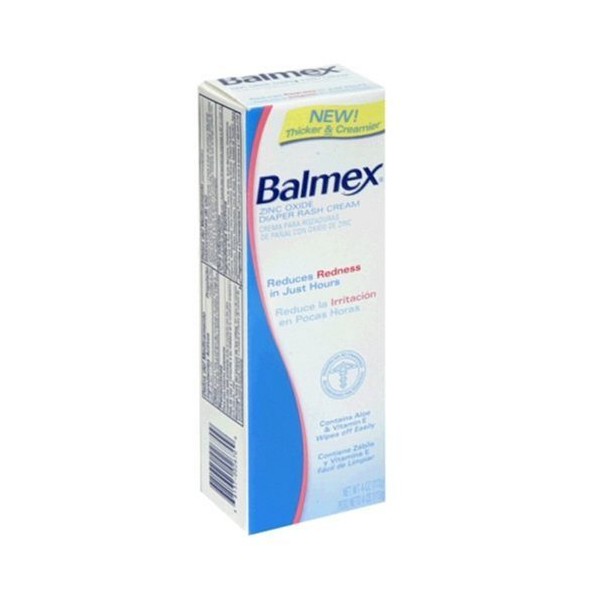 Balmex Diaper Rash Cream, 4-Ounce Tubes (Pack of 4)