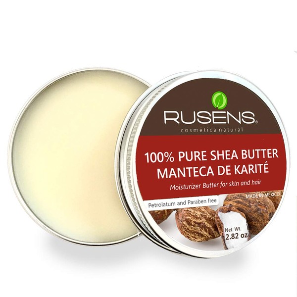 Rusens - Manteca de Karité 100% Pura Orgánica. Excelente Regenerante