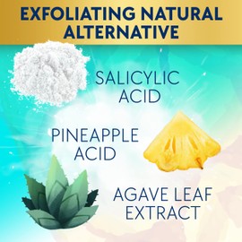 Asepxia Face Peel, Facial Exfoliator Peeling Jelly with Natural Pineapple Enzyme, Non-Abrasive Gentle, Hydrating, Cleansing & Exfoliating Gel-Based Skin Care, 2.5 ounce