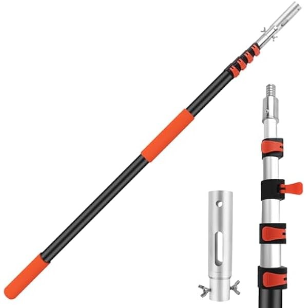Telescopic Pool Pole, Extendable Pool Pole 16FT Heavy Duty Aluminum