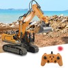 1/20 Excavator Rotate 680 Degrees 11 Channel Crawler Excavator Competition