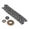 Electric Bike Sprocket Set Gold 11 Teeth Sprocket 114 Links