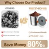 RETHONE K Cup Reusable Coffee Pods, Stainless Steel Reusable K