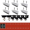 ANFIL Solar Bracket Metal Roof Mounting Set, 12 cm Rails