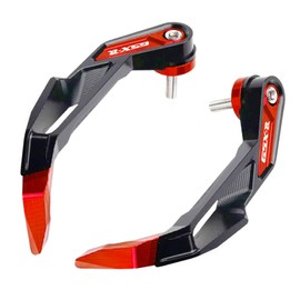 MOWOK Fit for Suzuki GSX-R 750 GSXR 600 1000 GSXR750 GSXR600 GSXR1000 GSX-R750 Motorcycle Clutch Brake Lever Guards Hand handguard Handlebar Protector (Red)