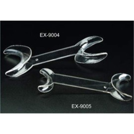 Plasdent EX-9004 Double Ended Cheek Retractors Size Large Clear in Color 2/pk