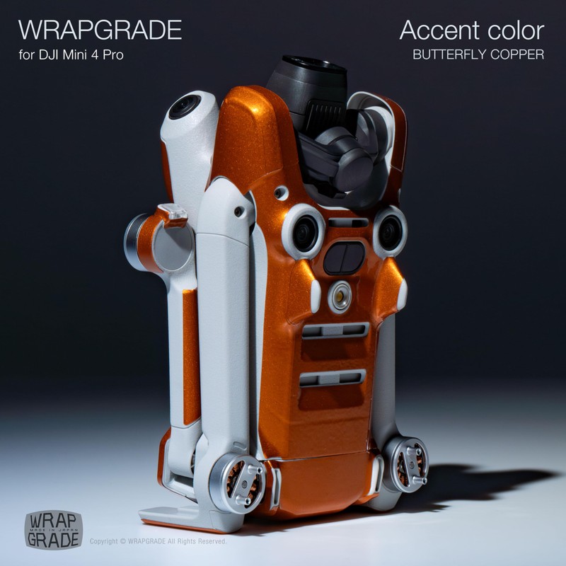 WRAPGRADE Skin Stickers Compatible with DJI Mini 4 Pro |