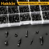 Hakkin 600Pcs Nuts and Bolts M3 M4 M5 Fully Threaded