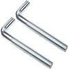 AERZETIX - C48194 - Set of 2 Screw Hooks Metal