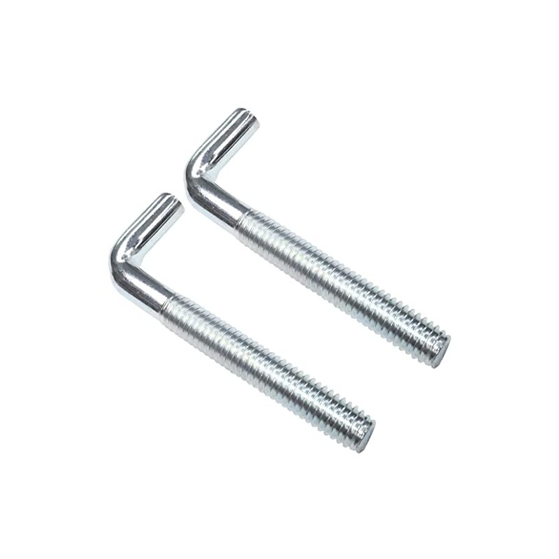 AERZETIX - C48194 - Set of 2 Screw Hooks Metal