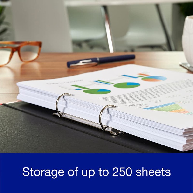 Oxford, A4 Ring Binder, Leaves, Pack of 3 Folders