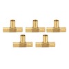 3 Way Adapter Fitting Brass 5/8in Brass Universal Tee Fitting