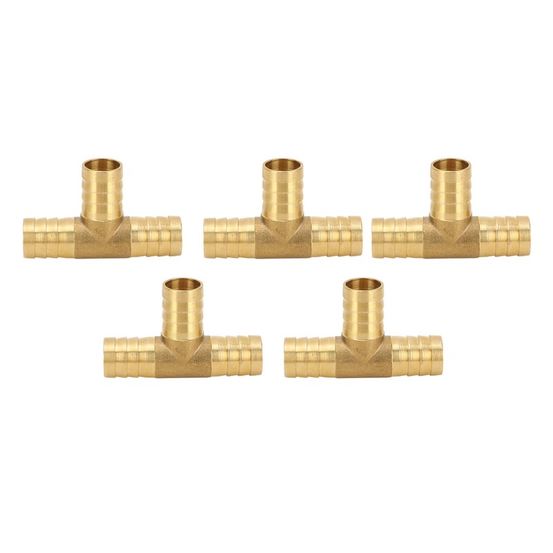 3 Way Adapter Fitting Brass 5/8in Brass Universal Tee Fitting