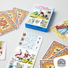 Editions DUSSERRE - Grand Lenormand - 54 Cards Oracle Deck - Cartomancy Divination - Spiritual Awakening - Grimaud - 10011449