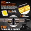 ASPL 26inch 126 LED Emergency Rooftop Strobe Lights Bar w/Controller
