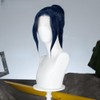 TTYAO REII Game Cosplay Lace Front Wig Dark Blue Short