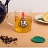 HIC Tea Infuser with Drip Tray, Frog and Lily Pad,