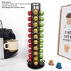 40 Capsule Coffee Pod Holder 360 Degree Rotating Carousel Storage