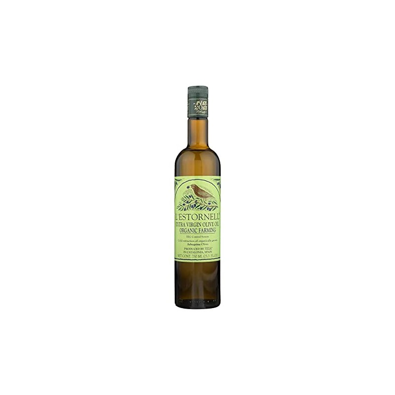 L'estornell Oranic Extra Virgin Olive Oil, 25.36-Ounce Bottle (Pack of