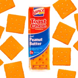 TARAORYX Lance Crackers, Toast Chee Peanut Butter Sandwich 20 pack