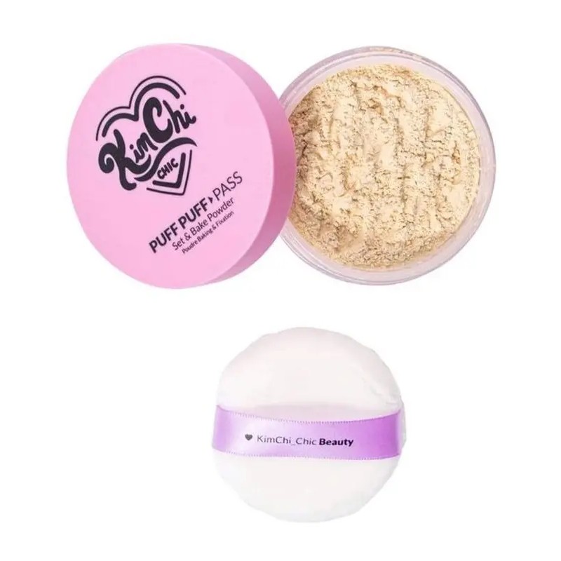 Polvo Fijador Compacto Maquillaje Textura Suave --