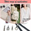 DHER Zipper Metal Zip Tabs Pull Removable Zip 8 Pieces
