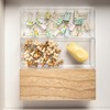 Martha Stewart Brody Plastic Storage Organizer Bins with Paulownia Wood