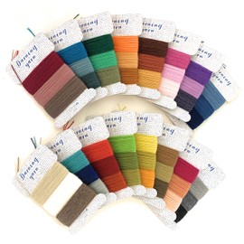 Darning yarn Set Blue and Red Box 48 Color Full Set with Special Package