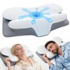 SANSWAN Neck Therapy Pillow for Sleeping, Ergonomic Foam Pillow for