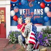 Veterans Day Decorations Backdrop Banner 5x3Ft Thank You Veterans Banner