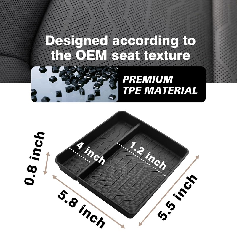 Muslogy Center Console Organizer Compatible with Chevy Colorado/GMC Canyon 2023-2025