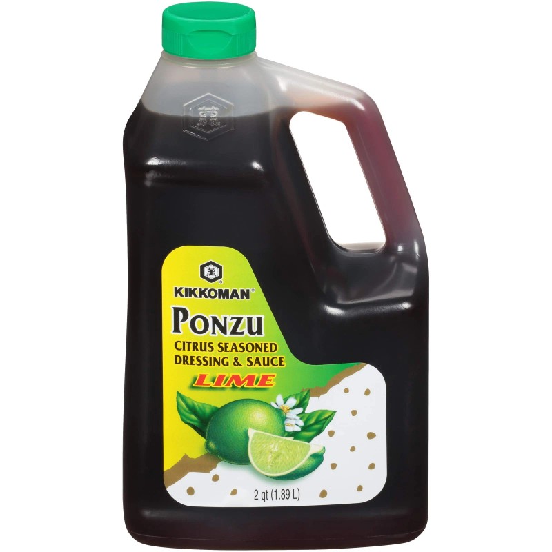 Kikkoman Lime Ponzu Citrus Seasoned Dressing 64 Fl Oz Pack