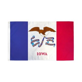 Iowa Flag 3x5ft Polyester - Perfect for Residential, Business Fronts and Dealerships, etc!