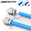 TAILONZ PNEUMATIC White Straight Male Thread 12mm OD x 1/8
