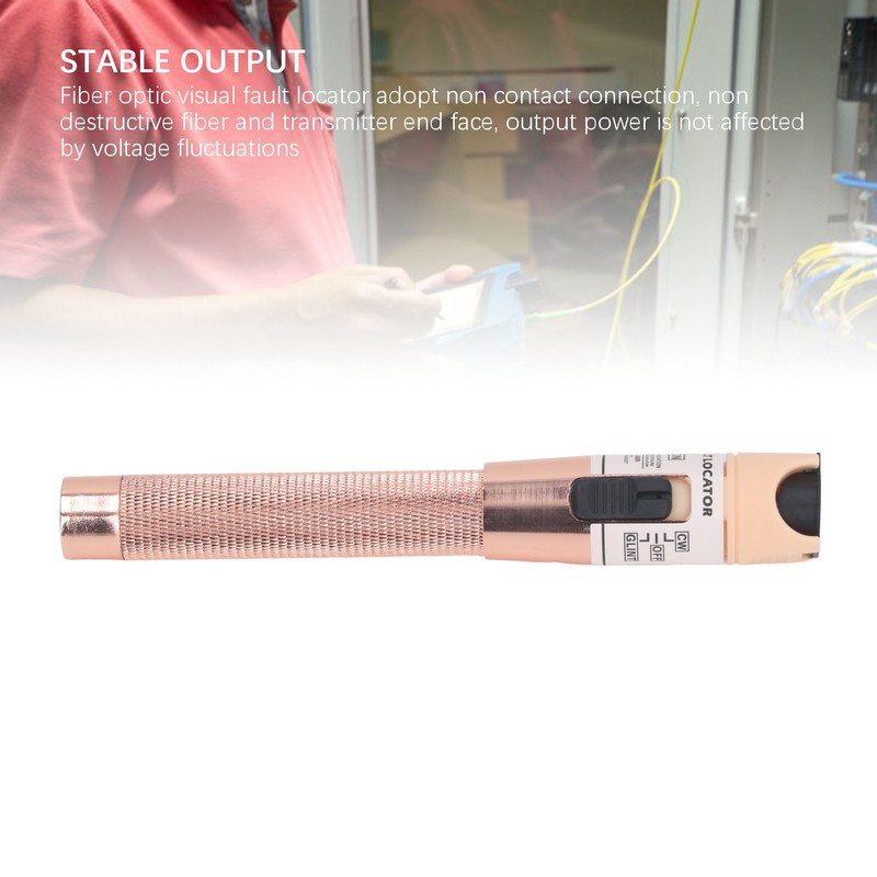 Visual Fault Locator 60mw Portable Fiber Optic VFL Cable Tester