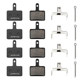 Bynccea Brake Pads 4 Pairs Bicycle Disc Brake Pads for Shimano B01S, B03S Tektro/TRP