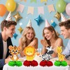 Pack of 9 Jungle Animals Honeycomb Table Decoration Safari Jungle