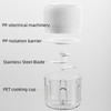 ELECTRIC GARLIC MINCE, 250ML Food Chopper USB, Mini Vegetable Chopper,