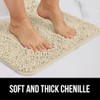 GORILLA GRIP Bath Rug Mat 44x26, Thick Soft Absorbent Chenille,