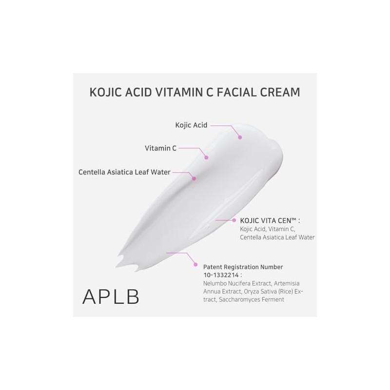 Crema Kojic Acid Vitamin C Facial Cream APLB de 55ml