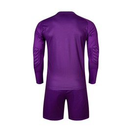 Men Goalkeeper Jersey Pro Set Bundle Padded Goalkeeper Shirt and Shorts Purple L