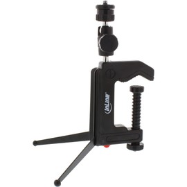 InLine® 48009 Table Top Tripod 190 mm with C-Clamp Including Ball Head Black