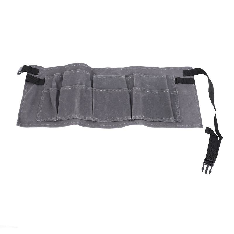 Tool Belt Pouch Grey Multifunctional Large Capacity Long Lasting Adjustable