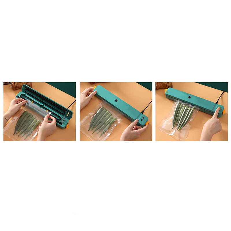 Food Vacuum Sealing Machine Green Mini Auto Wide Applicable Easy