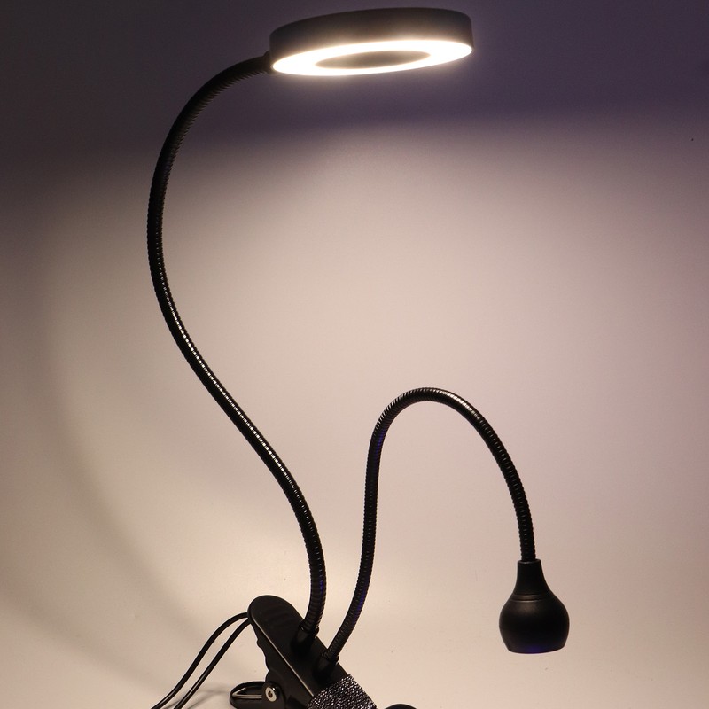 2 in 1 Gooseneck Curing Lamp USB Interface Adjustable Bendable
