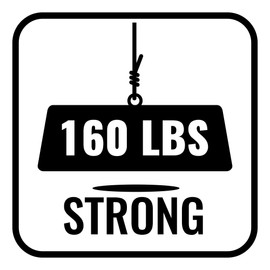 9-Ply Waxed Twine 160 LBS Tensile Strength (2-Pack) 8oz spools | 100% Polyester | White Cable Tie Down Wax Lacing Cord | USA Made