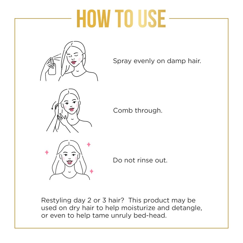 PANTENE Pro-V Moisturizing Leave In Conditioner Mist, 252 mL