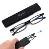 SKYOAK Ultra thin Lightweight Folding Reading Glasses Women Men TR90