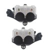 labwork Front Right Left Brake Calipers With Pads Replacement for